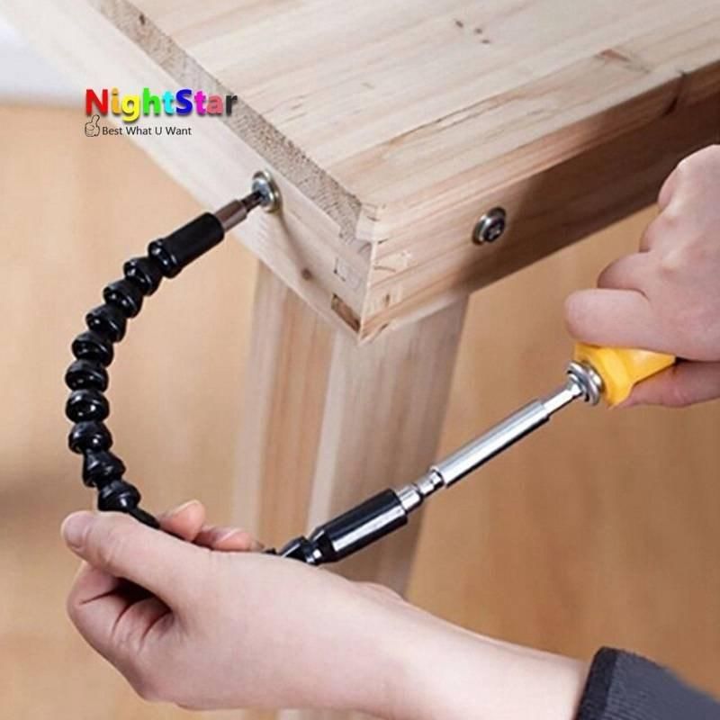 295mm Flexible Shaft Bit Magnetic Screwdriver Extension Drill Bit Holder Connect Link for Electronic Drill 1/4" Hex Shank