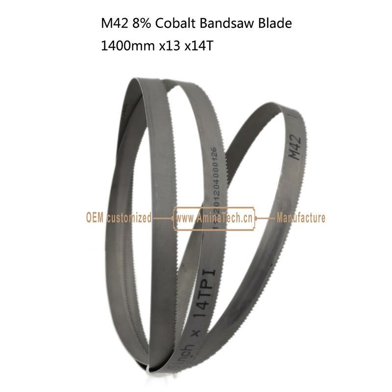 M42 8% Cobalt Band Saw Blade 1400mm X13 X14T