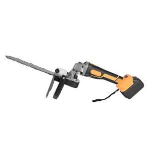 21V Cordless Angle Grinder Tool with 12&quot; Electric Chain Saw Converter Adapter