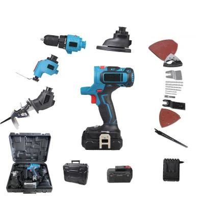 Wholesale 5 in 1 Power Tools Combo Kit Set Electric Drill Jig Saw Sander Reciprocating Oscillating Tool Series Electric Tools Parts