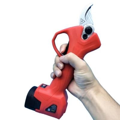High Quality Cordless Electric Pruning Shears with 25mm Cutting Diameter Sk5 High Carbon Steel Tree Garden Shears