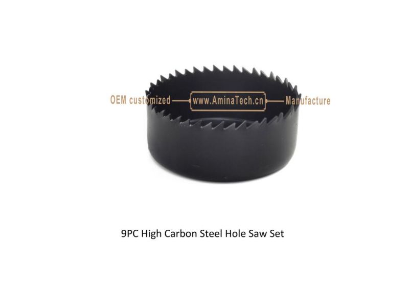 9PC High Carbon Steel Hole Saw Set,Power Tools