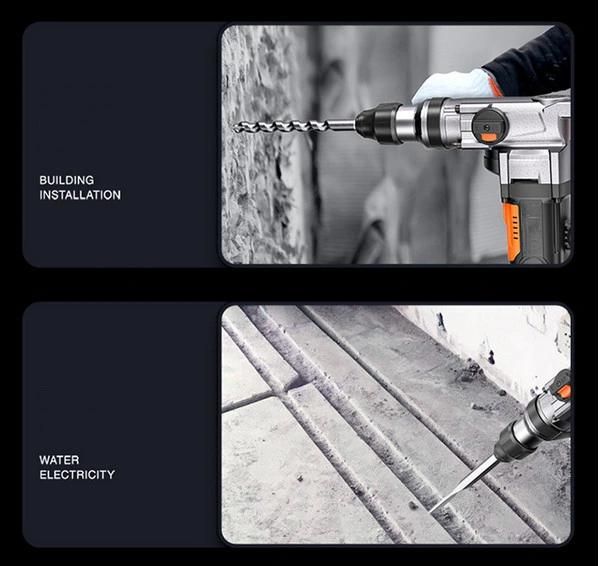 Industrial Heavy Duty Electric Demolition Hammer with Two Mode