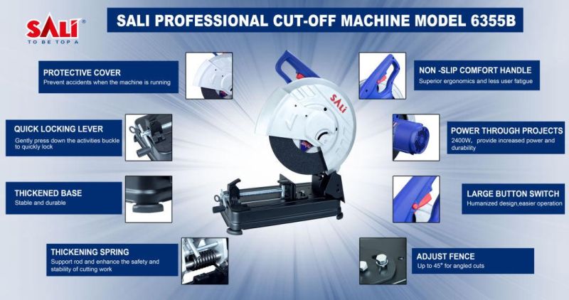 Sali 6355b 2400W 355mm Professional Quality Cut-off Machine