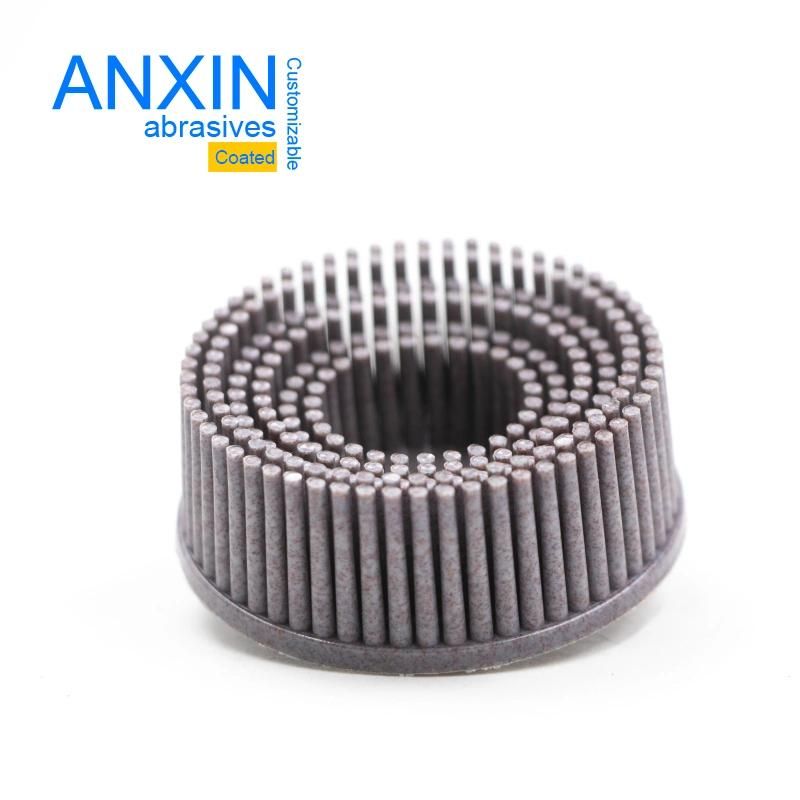 2" Domestic Soft Metal Polsihing Quick Change Bristle Disc