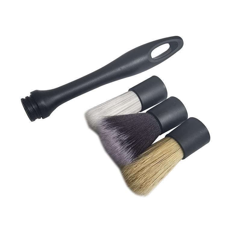 Cross-Border Supply Detail Brushes 3-Piece Set of Car Cleaning Interior Cleaning Brushes Wheel Gap Cleaning Wheel Brushes