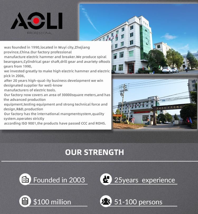 Aoli 1200W 4.2j Electric Rotary Hammer with Good Quality