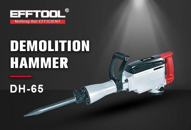 2021 Hot Sale Efftool Dh-65 Demolition Hammer with High Quality