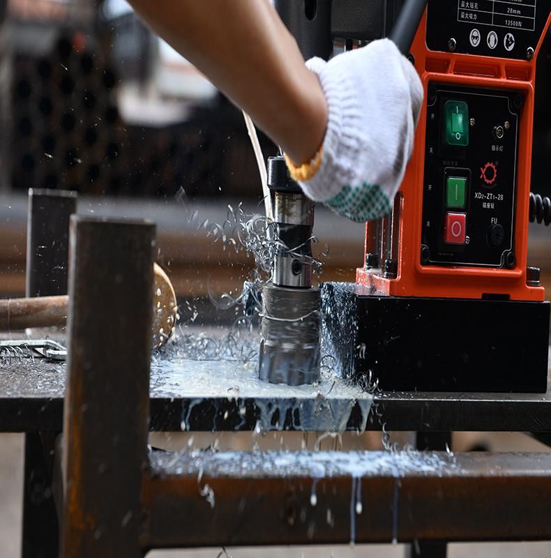 Xd2-Kt-28A* Hot Selling Automatic Mag Drill Press Plastic Frame 1700W/28mm Magnetic Drill