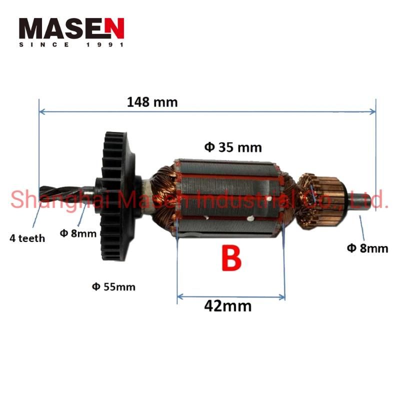 Professional Power Tool Accessories Customization Armature Rotor Fit Bosch Power Tools