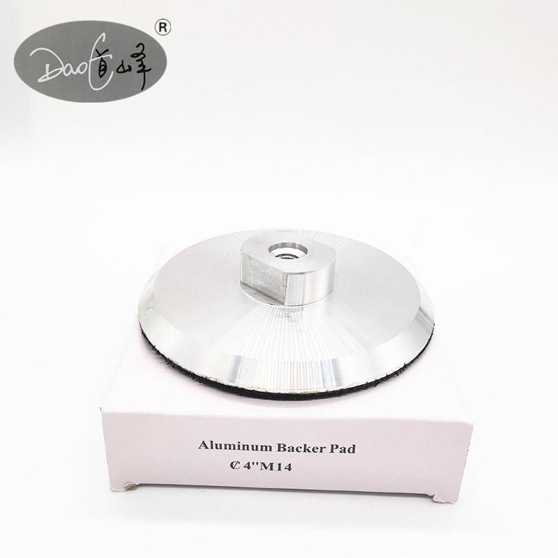 Daofeng 4inch 100mm Aluminium Backer for Diamond Polishing Pad