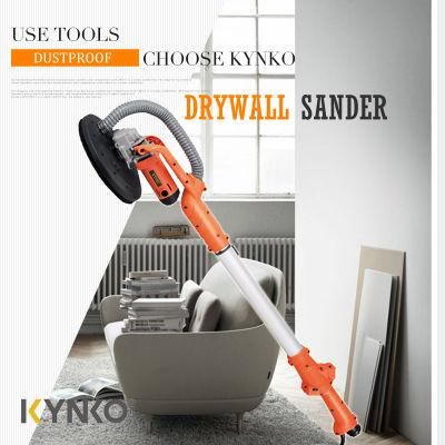230mm/9&quot; 710W 0-1400rpm Kynko Electric Drywall Sander with Telescopic Handle-Kd59