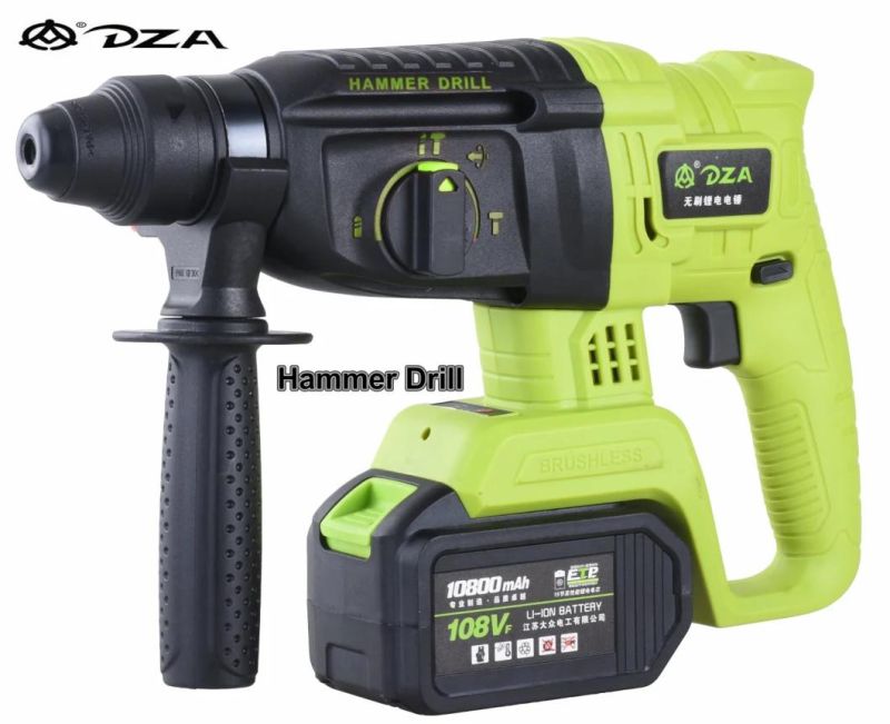 for Household/Industry/Project/Construction Electric Brushless Motor Impact Hammer Drill