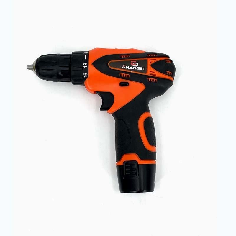 Cg-2013 Orange Double Speed 12V 16.8V 21V Li-on Lithium Battery Professional Manufacturer Hand Rechargeable Forward and Reverse Impact Cordless Drill