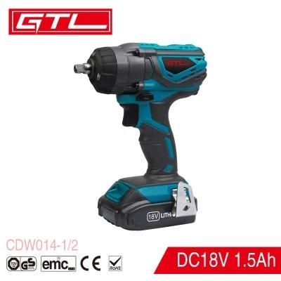 18V Lithium Quick Charger Cordless Impact Wrench (CDW014-1/2)