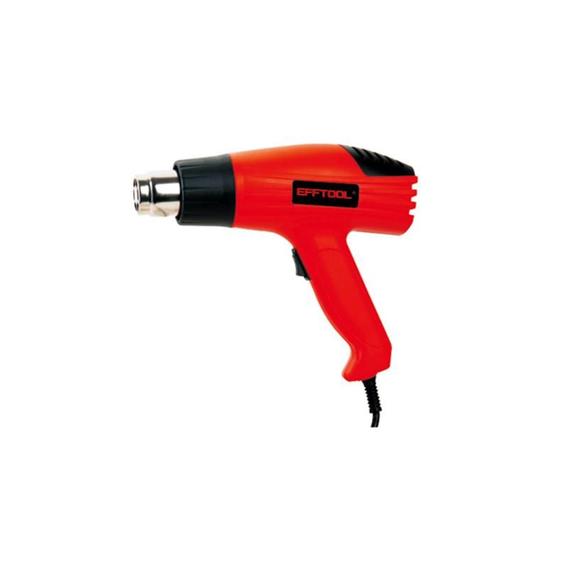 Efftoolchina Professional Power Tool High Quality 1800W 340/480lmin Air Flow 380/500 Air Temperature Hot Air Gun