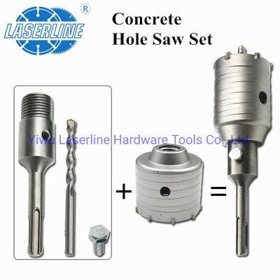 Concrete Hole Saw Hollow Tct Core Drill Bit Adapter for Concrete Wall Brick Block