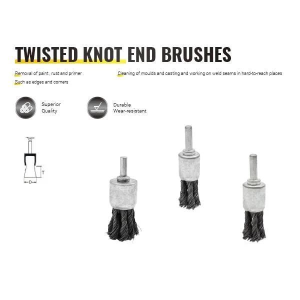 Twisted Knot End Brushes