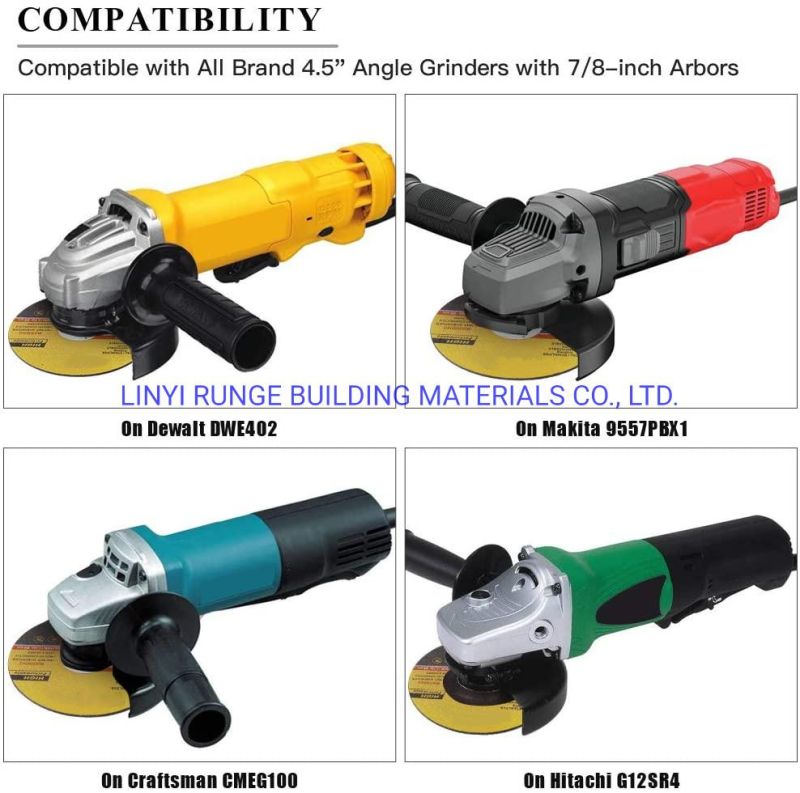 4.5" Cut off Wheels Cutting for Metal & Stainless Steel-Cutting Disc for Angle Grinders