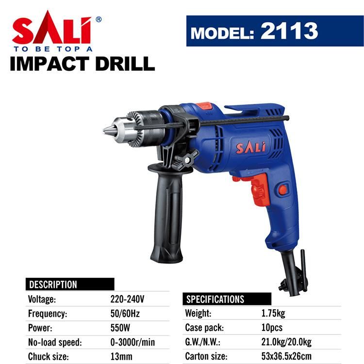 Sali 2113 550W 13mm Electric Drill Power Tools Drill