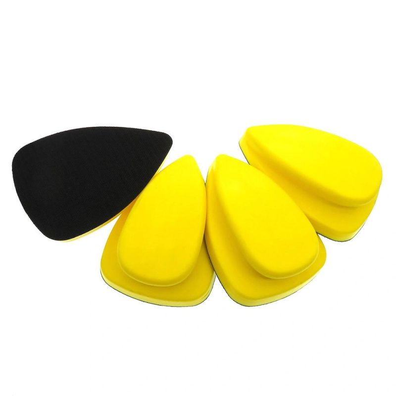 Cross-Border Supply 98*140mm Manual Mouse Polishing Disc Self-Adhesive Flocking Sandpaper Polishing Disc Car Cleaning