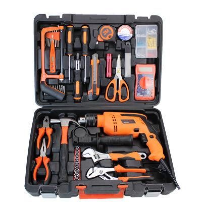 Complete Repair Power Hardware Hand Tool Kit 35PCS Household Electric Impact Drill Set Tool Kit for Home