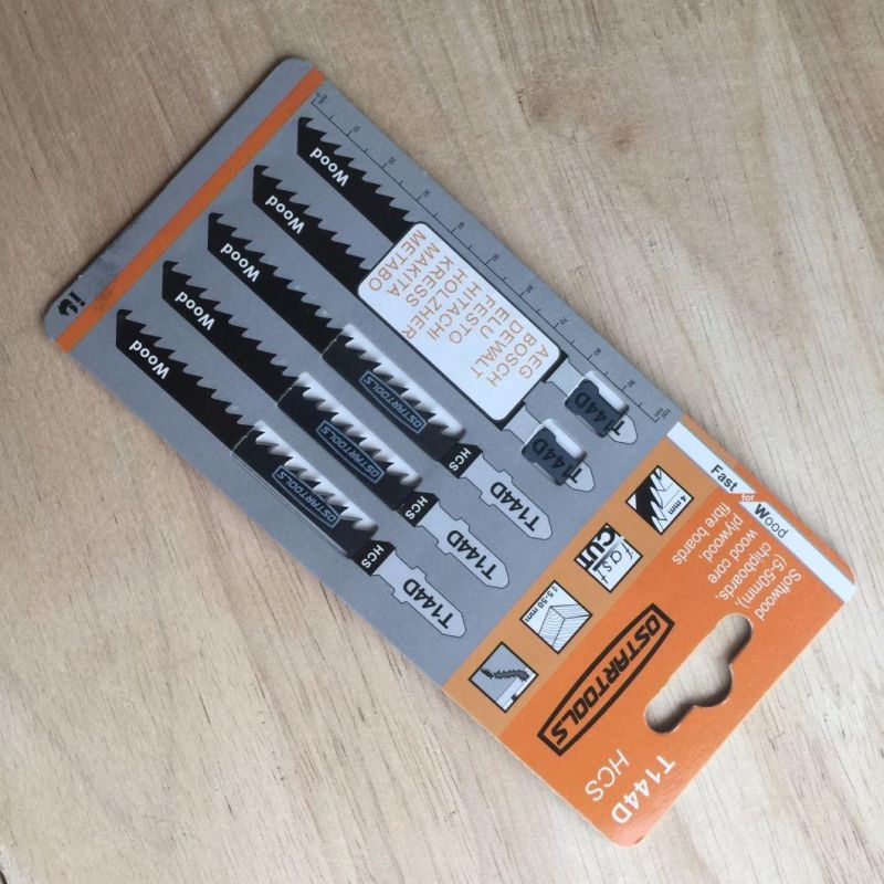 T144D Hcs Jig Saw Blade for Fast Straight Cutting Hardwood Softwood Laminated Boards