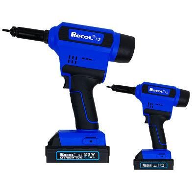 28000n Stroke 10mm T2 Lithium Rivet Nut Gun