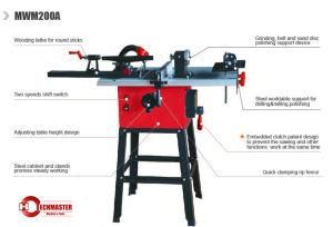 Mutipurpose Woodworking Machine Table Saw MWM200A