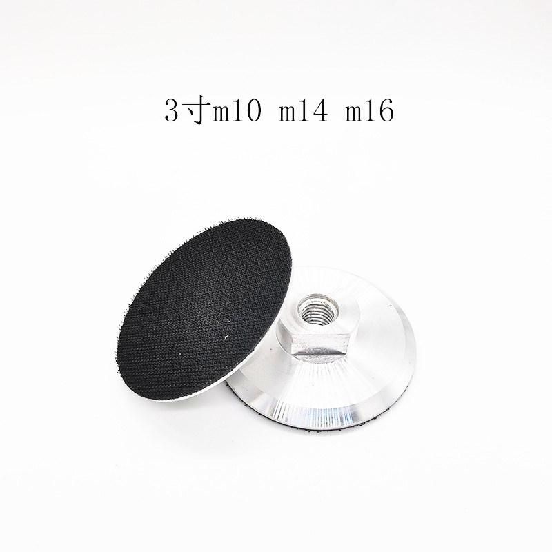 Daofeng 3inch 80mm Polishing Backing Pad Heavy-Duty Aluminium Backer