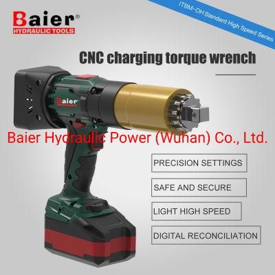 700nm Cordless Automatic Torque Wrench Subway Bolt Wrench Tool Lithium Battery Cordless Torque Wrench Torque Multiplier Bolting 8000nm Flange