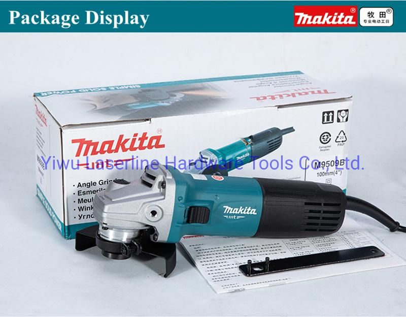 Original Makita 100mm (4") M9509b 850W Electric Grinder Grinding Machine Portable Electric Angle Grinder