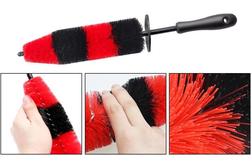 Cross-Border Supply Car Cleaning Brush Car Beauty Interior Cleaning Tool 15 Set Wheel Detail Brush