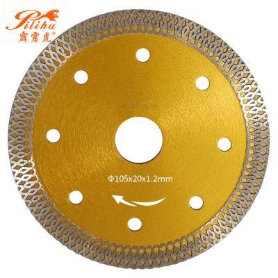 105mm 115mm Hot Press Sintered Super Thin Turbo Porcelain Cutting Diamond Saw Blade