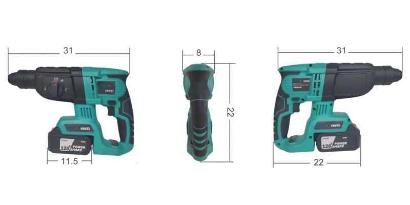 Cordless Drill Driver Kit - 20V Max Impact Drill Set W/Lithium-Ion Battery & Charger