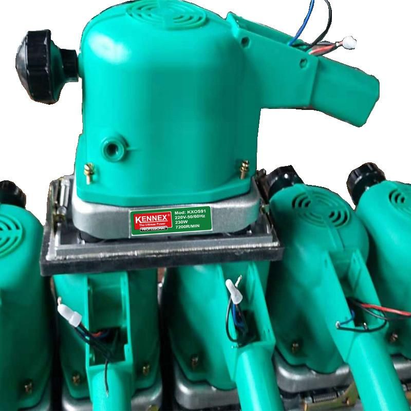 Rafmagns Brushless Orbit Portable Red Handy Electric Power Induction Polishing Woodworking Machinery Flap Tool Wood Orbital Sanding Sander