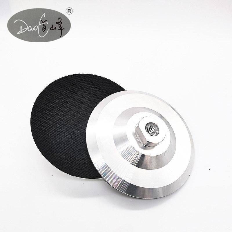 Daofeng 5inch 125mm Aluminium Hook and Loop Backer