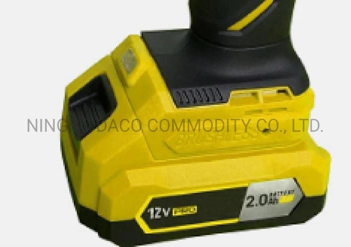 High-Quality 12V 2000mAh Lithium Battery Brushless Drill Electric Tool Power Tool