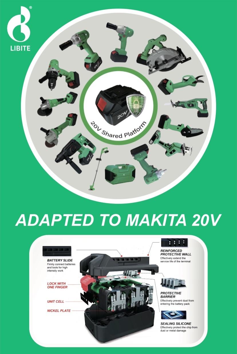 20V Lithium Heavy Duty 45nm Professional Cordless Impact Brushless Drill