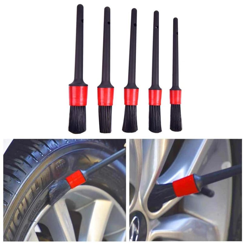 Cross-Border Supply Car Cleaning Tool Car Interior Beauty Cleaning Brush 7 Cases Car Wheel Brush Spot