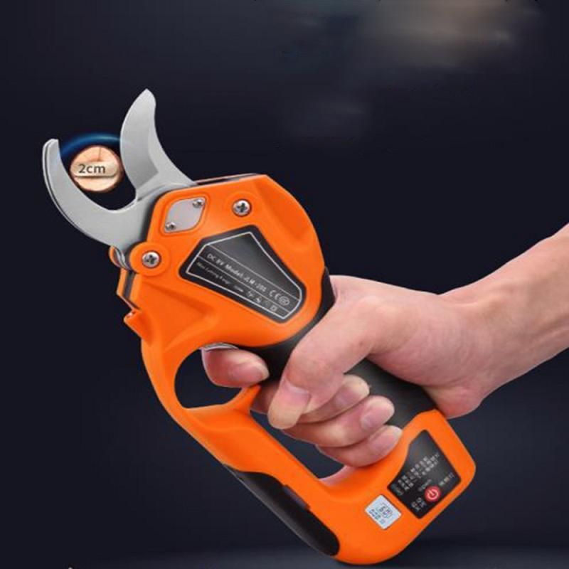 21V Cordless Lithium Battery Electric Pruning Scissors Charging Garden Bypass Pruning Shears TM-Lt21V503