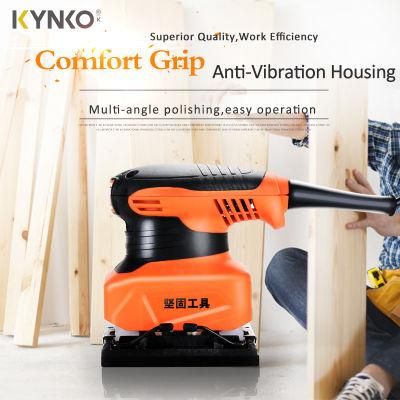 Kynko Factory Good Quality Electric Orbital Sander 110X100mm 200W 13500rpm (KD66)