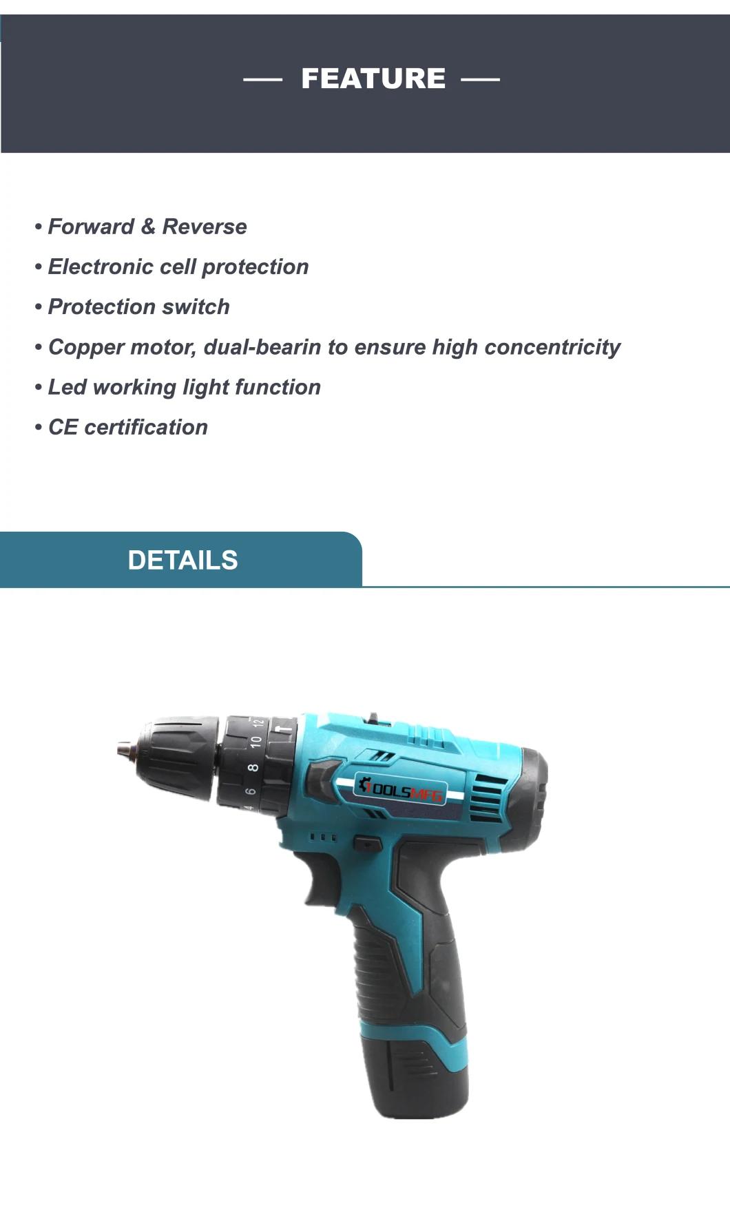 Toolsmfg 12V Professional Combi Hammer Drill Factory