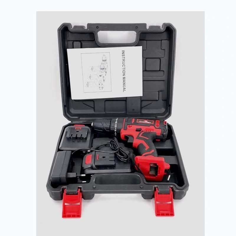 Cg-3006red Double Speed 12V 16.8V 21V Li-on Lithium Battery Professional Manufacturer Hand Rechargeable Forward and Reverse Impact Cordless Drill