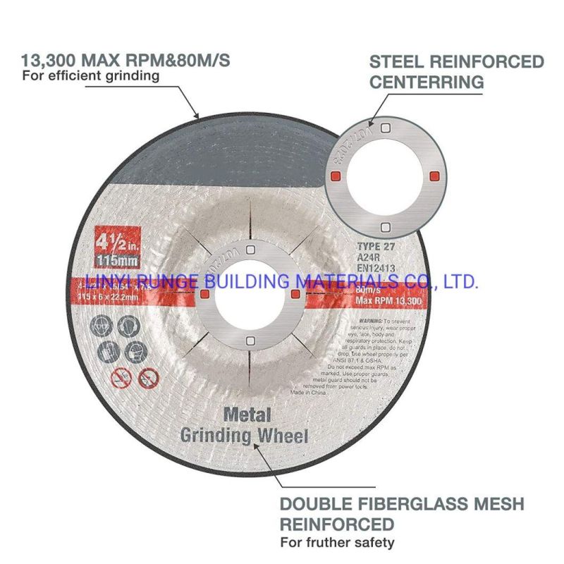 4.5" Cut off Wheels Cutting for Metal & Stainless Steel-Cutting Disc for Angle Grinders