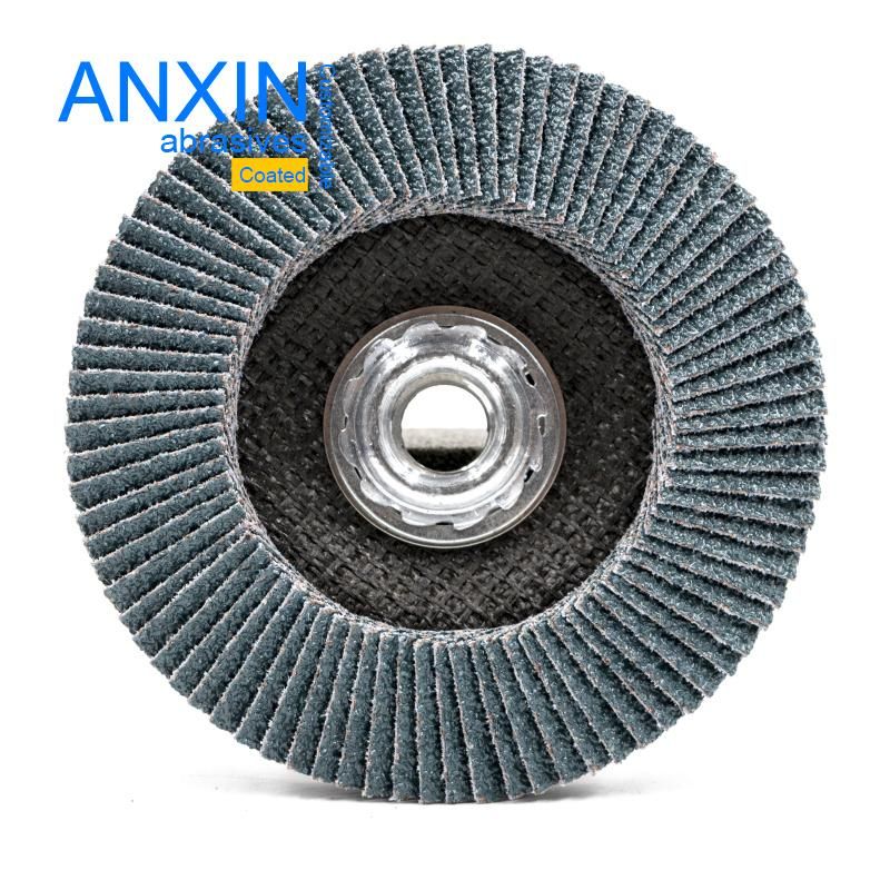 China Domestic Zirconia Kx765 Grindly Flap Disc with Metal Screw 115*5/8"-11