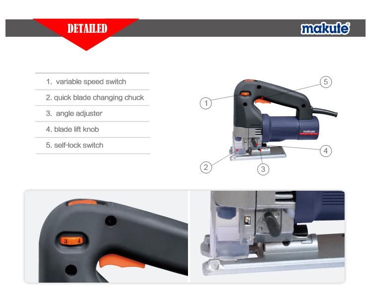 Makute 600W Portable Electric Jig Saw of Electric Saw Machine