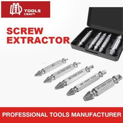 5PC Screw Extractor Damaged Bolt Remover Easy out Set