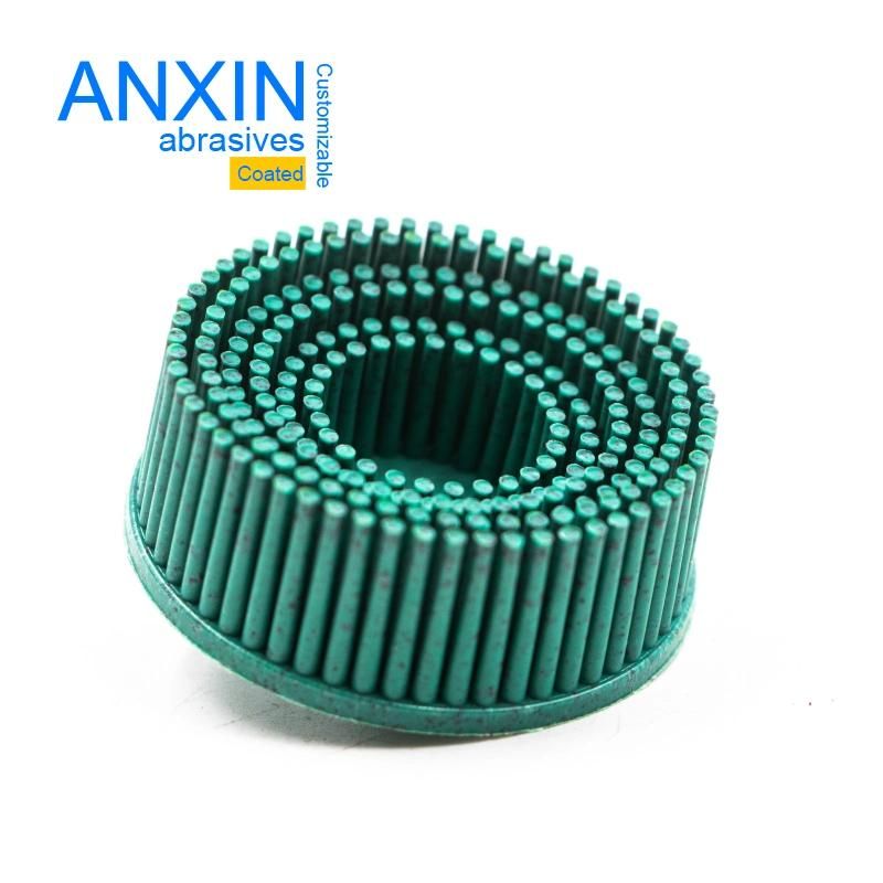2" Domestic Soft Metal Polsihing Quick Change Bristle Disc
