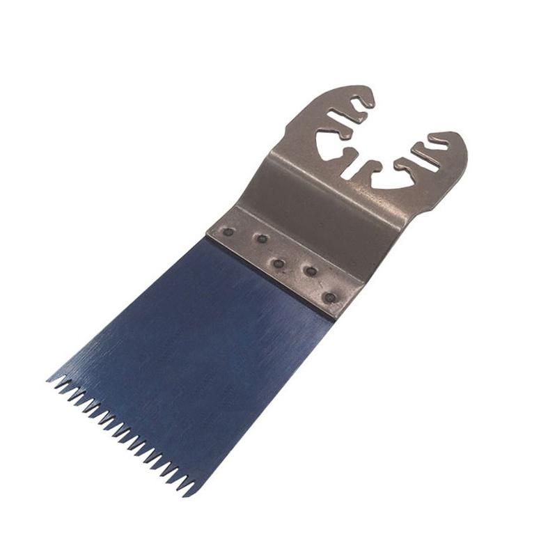 34.1mm*0.6mm14t Blue Ground Teeth CRV Oscillating Multi Tool Saw Blades for Wood Cutting